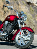 Victory gets functional fat fork legs by using inverted legs.